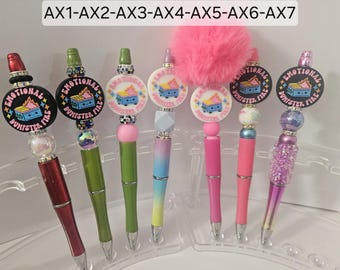 Beaded Pen: Emotional Dumpster Fire AX1-AX7
