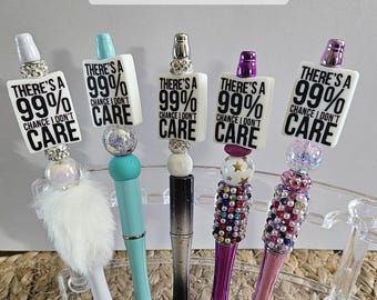 Beaded Pens 99% Don't Care Z1-Z5