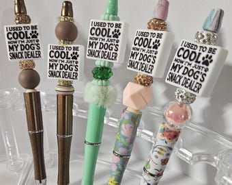 Beaded Pen: "My Dog's Snack Dealer" AQ1-AQ5