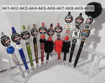 Beaded Pen I Should Come With a Warning Label AK1-AK10
