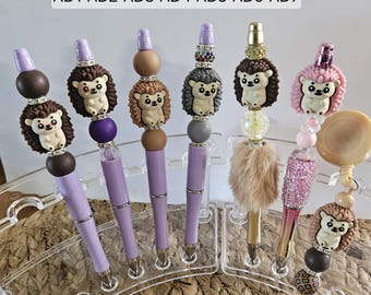 Beaded Pens Hedgehogs AD1-AD7