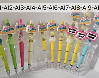 Beaded Pen I Speak Fluent Sarcasm AI1-AI10