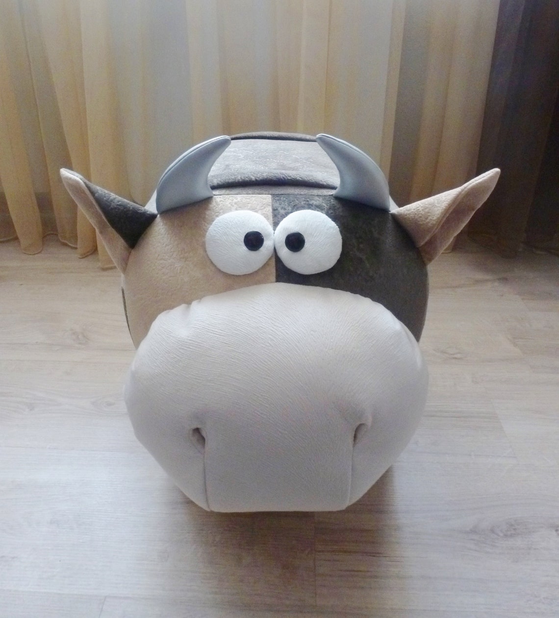 Vache Pouf Ottoman Childrens pouf Kids pouf Meubles Etsy