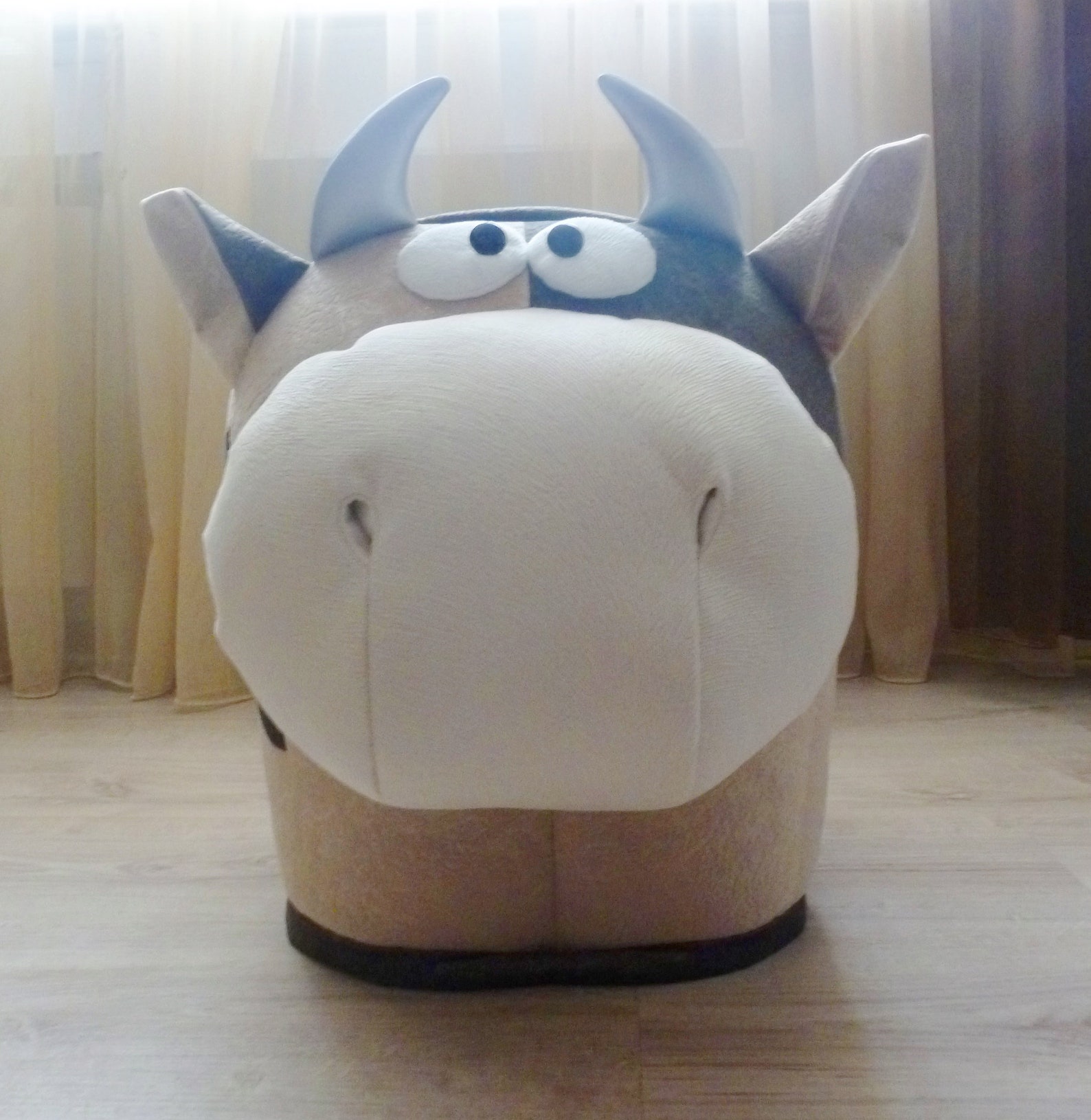 Vache Pouf Ottoman Childrens pouf Kids pouf Meubles Etsy