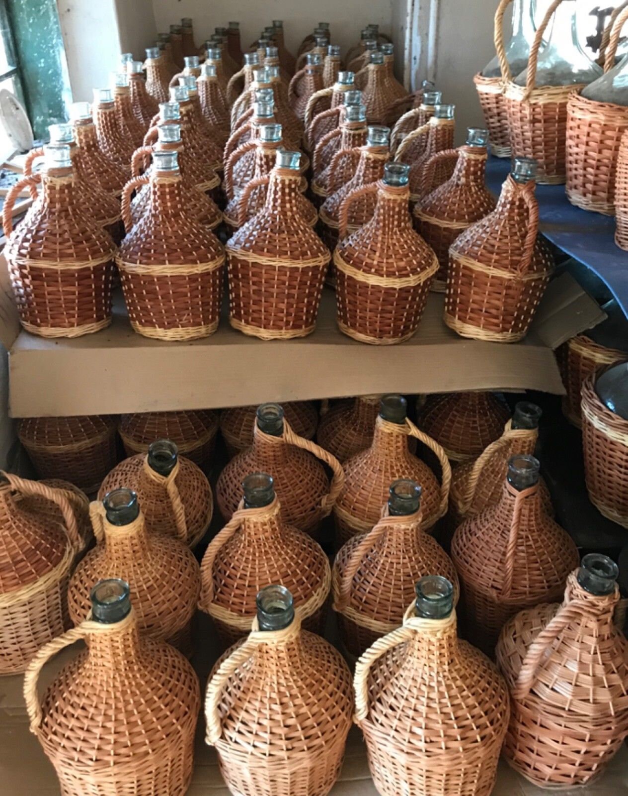 NEW Large Glass Bottle Wicker Bottle for Wine 3 L 4/4 Big Etsy