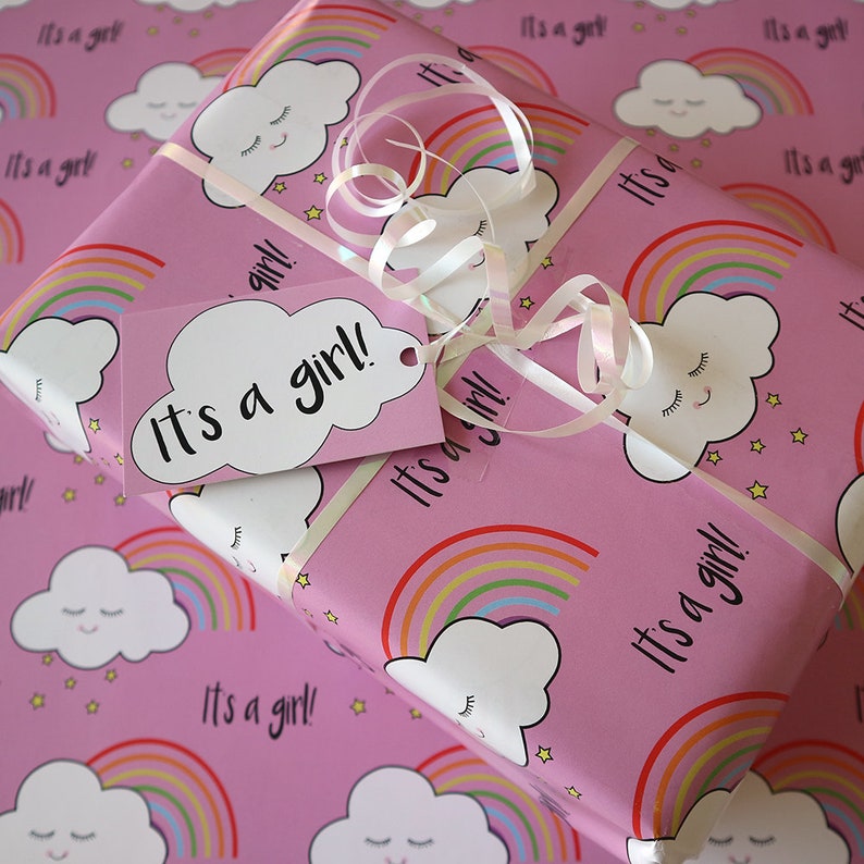 Baby Girl Gift Wrap Baby Shower Gift New Baby Baby Girl Etsy Baby Girl Gift Wrap Baby Shower Gift New Baby Baby Girl Etsy