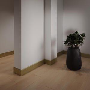 Custom Metal-covered MDF Baseboards 3.5'' H X 96'' L – Any Colour, Any ...