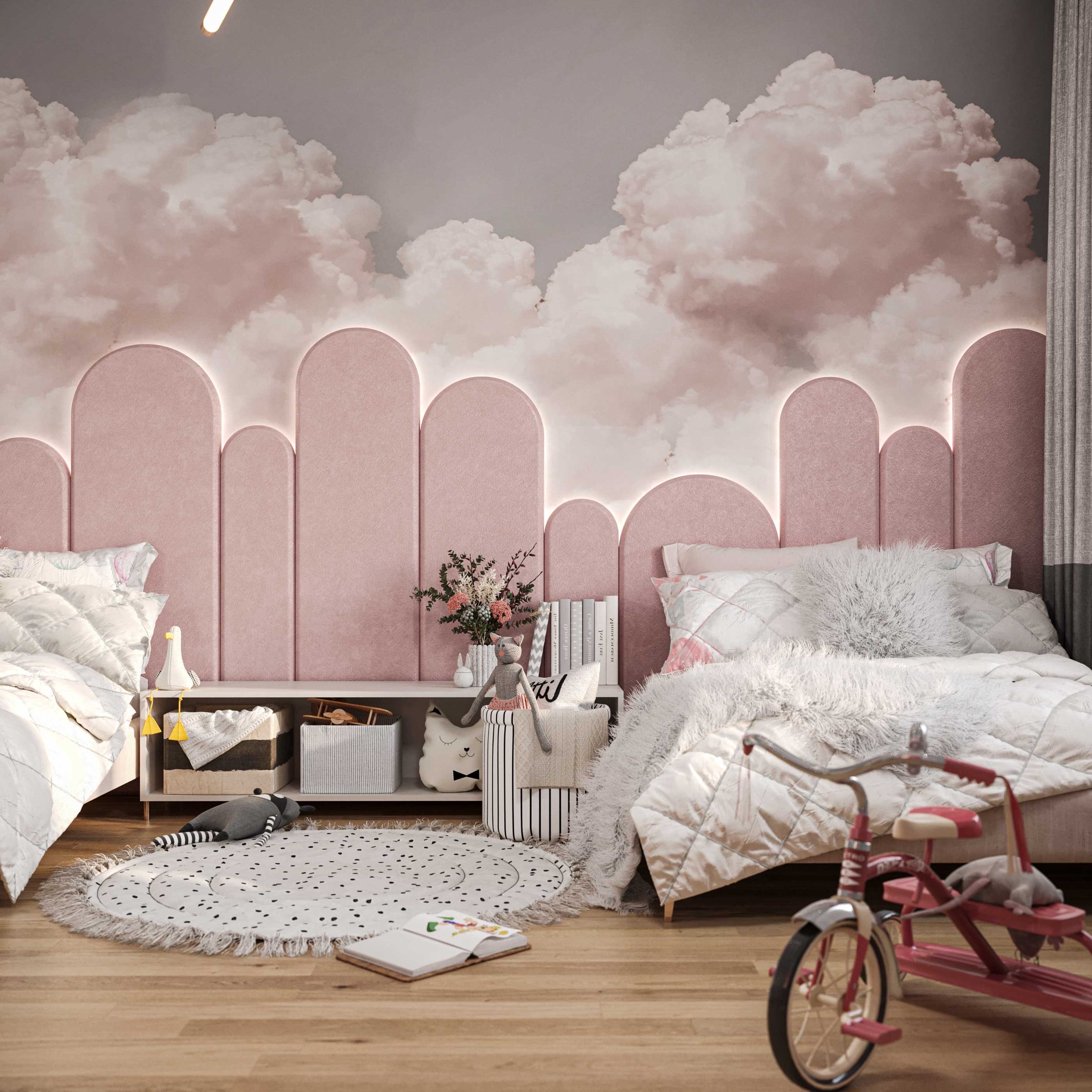 Avila panel upholstered headboard deals