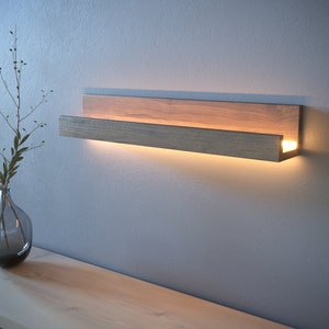 Wood Wall Sconce, Wall Lamp, Hanging Lights, Led Light, Bedside Lamp, 100% Natural Wood, Any Size, Any Color