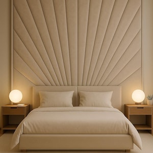 Modern Upholstered Wall Panels – Custom Soft Wall Panels for Bedroom, Living Room, Hallway or Hotel Interior Design
