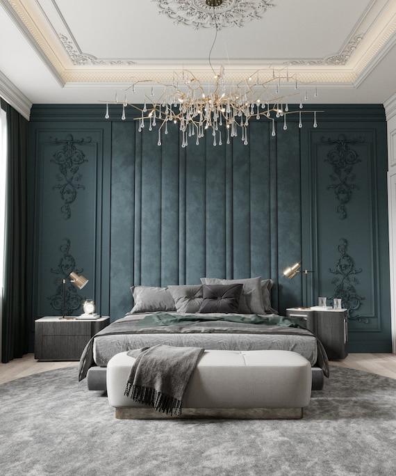 Queen 2024 wall headboard