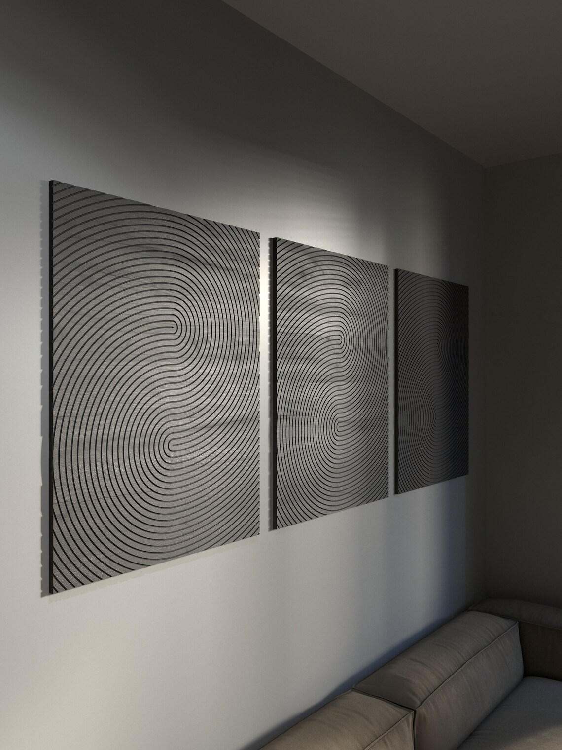 Modern Wood Wall Decor Set Modern Wood Wall Art Set Wood - Etsy