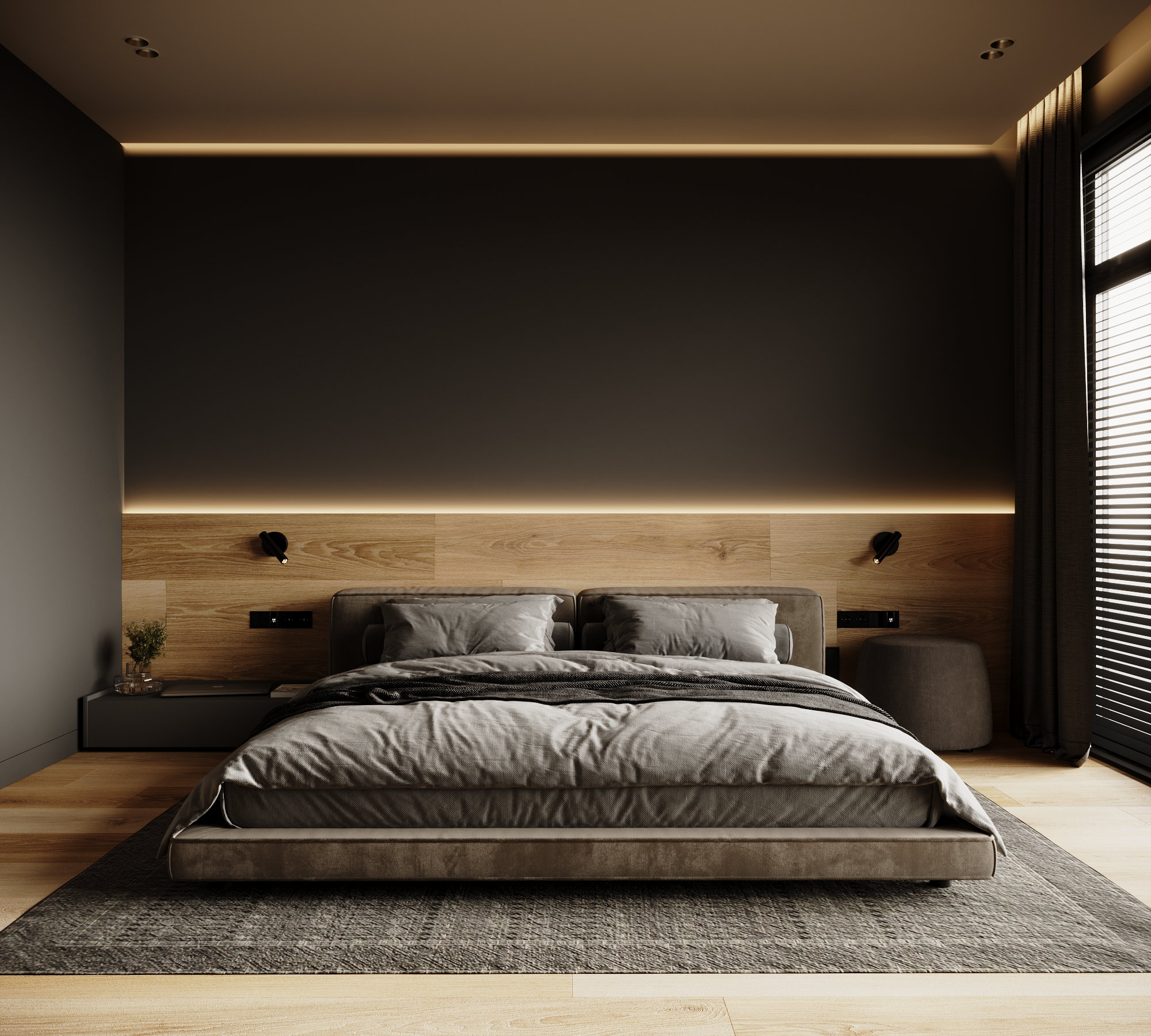 Bedroom headboard lights deals