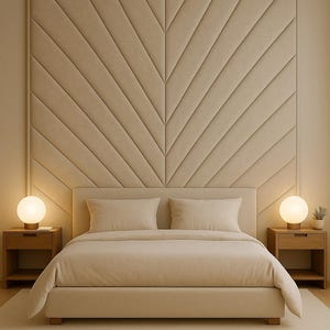 Modern Upholstered Wall Panels – Custom Soft Wall Panels for Bedroom, Living Room, Hallway or Hotel Interior Design
