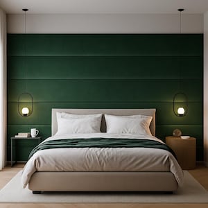 Modern Upholstered Wall Panels – Custom Soft Wall Panels for Bedroom, Living Room, Hallway or Hotel Interior Design
