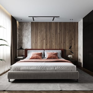 Personalized/Custom Made  - Wooden Wall Panels - Wooden Headboard - Wooden Wall Decor - Wooden 3D Wall Panels - Art Decor - Easy To Install