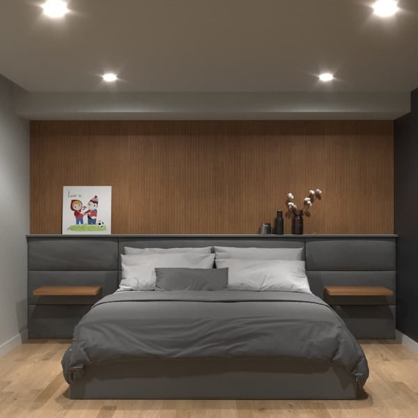 Queen Headboard With Lights - Etsy