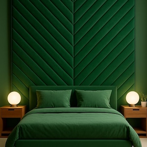 Modern Upholstered Wall Panels – Custom Soft Wall Panels for Bedroom, Living Room, Hallway or Hotel Interior Design
