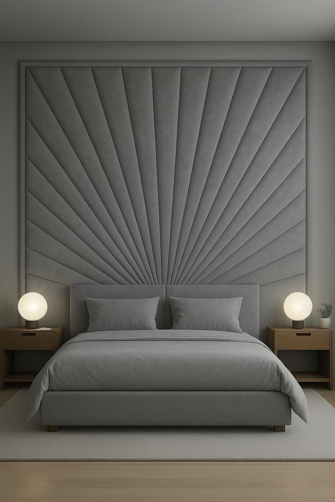 Upholstered Wall Headboard Panels – Custom King Headboard – Soft Padded ...