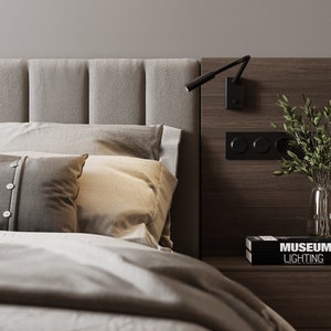 Personalized/Custom Made - Upholstered Twin/Double/Queen/King Headboards Bedroom Headboard - Wall Panels-Wall Art-Wall Decor-Easy to Install