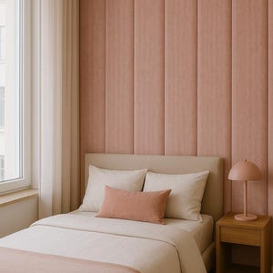 Upholstered Wall Headboard Panels – Custom King Headboard – Soft Padded Wall Panels for Bedroom Decor