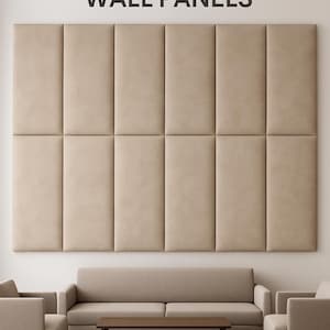 Modern Upholstered Wall Panels – Custom Soft Wall Panels for Bedroom, Living Room, Hallway or Hotel Interior Design