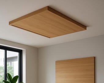Hochwertige Deckenpaneele aus Holz in Wolkenform, Naturholz-Deckenpaneele – individuelle Designs aus Esche oder Eiche