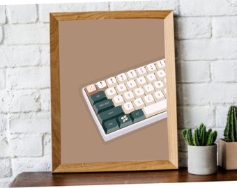 Keyboard Art Etsy