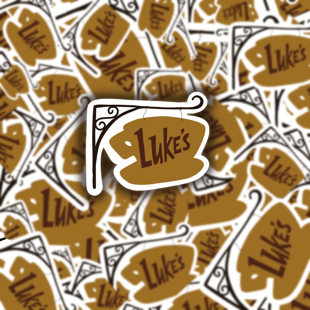 Luke's Diner Sticker Luke's Diner Sign - Etsy