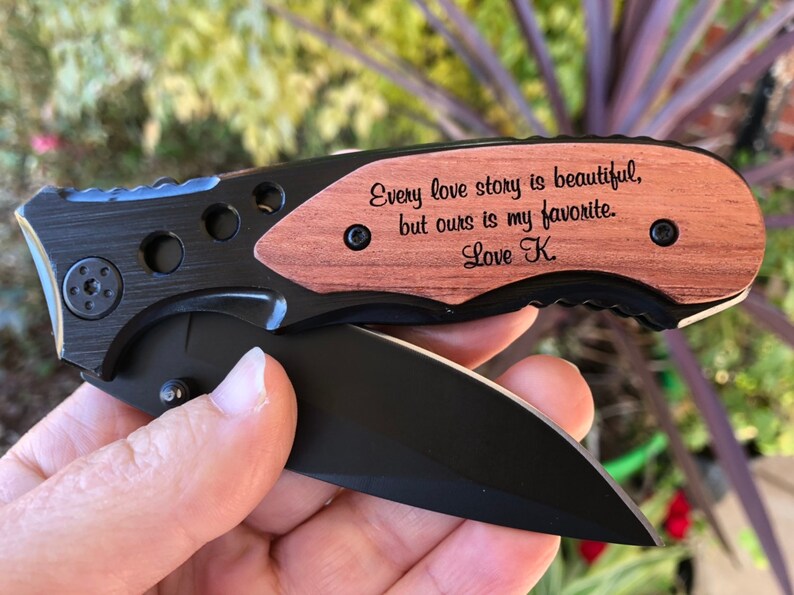 PERSONALIZED POCKET KNIFE Engraved Knife Gift for Him Etsy