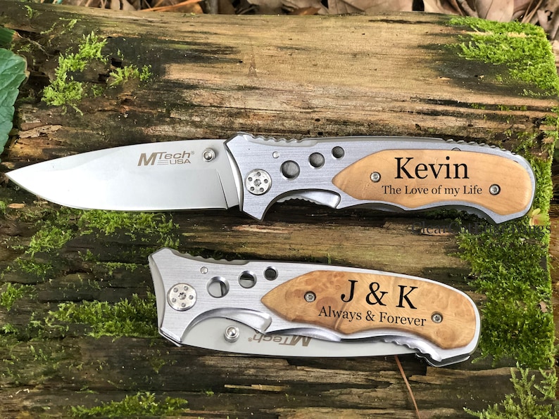 PERSONALIZED POCKET KNIFE Engraved Knife Gift for Him Etsy