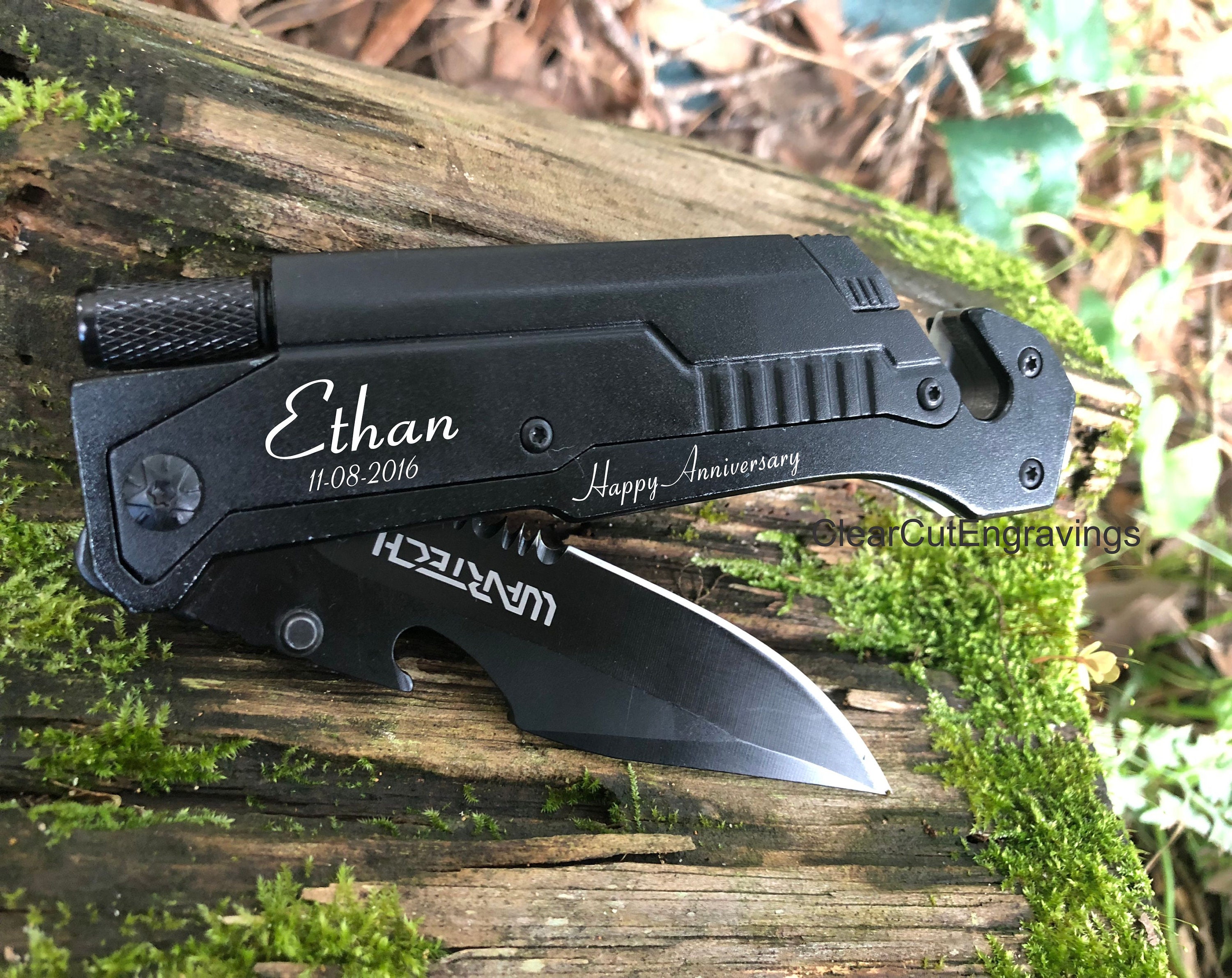 Personalized pocket knife Gift for him Gift for husband Etsy