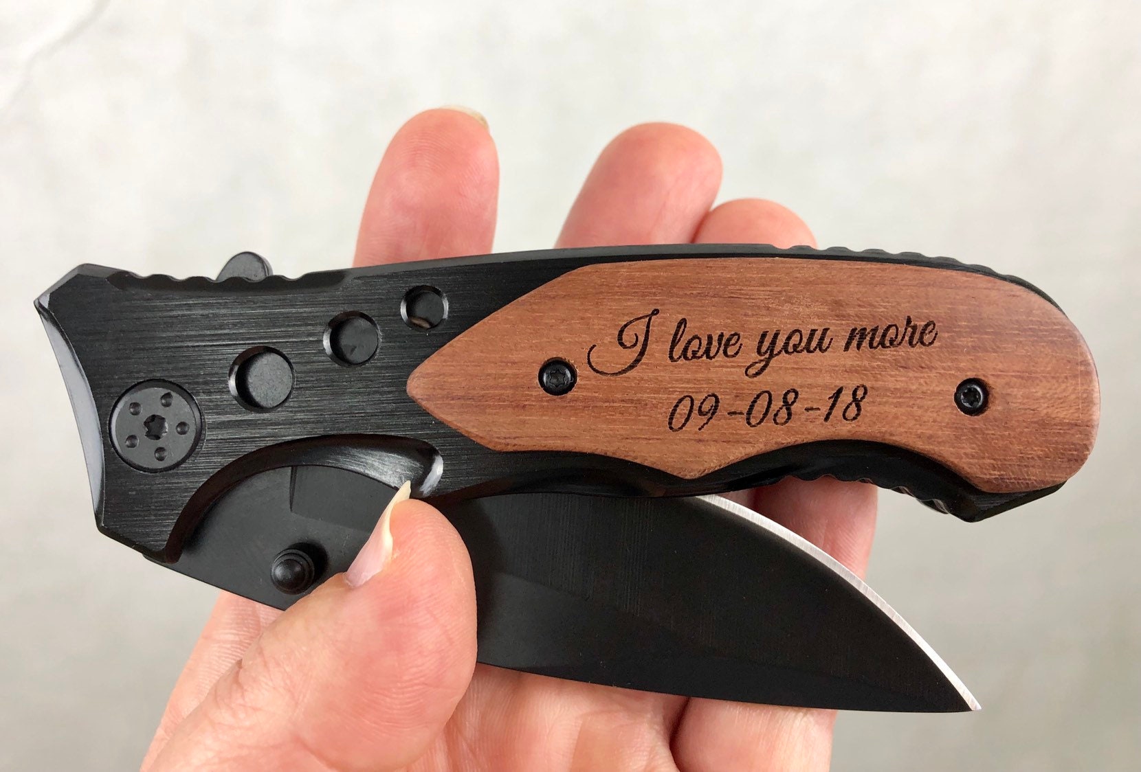 PERSONALIZED POCKET KNIFE Engraved Knife Gift for Him Etsy