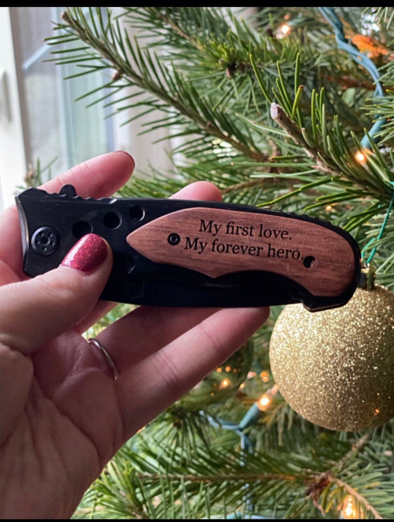 Engraved Knife Mens Gift Custom Pocket Knife Personalized Gift Etsy