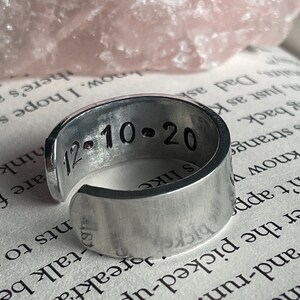 P4l Rings P4L / Pogue for Life / Outer Banks / Hand Stamped Metal Ring / Secret ...