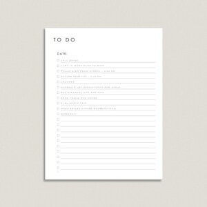 to do list printable