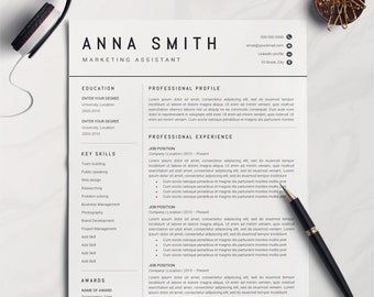 resume template etsy it professional resume templates in word