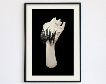 Washing Heart Print