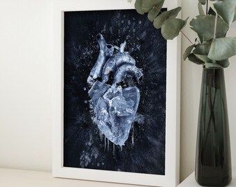 Shattered Heart Print