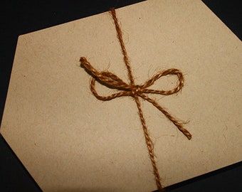 Rustic Wedding Paper | A7 Blank Hexagon Cards - 24/set | Blank Card stock | Blank Card stock | Precut Paper | Recycled Paper