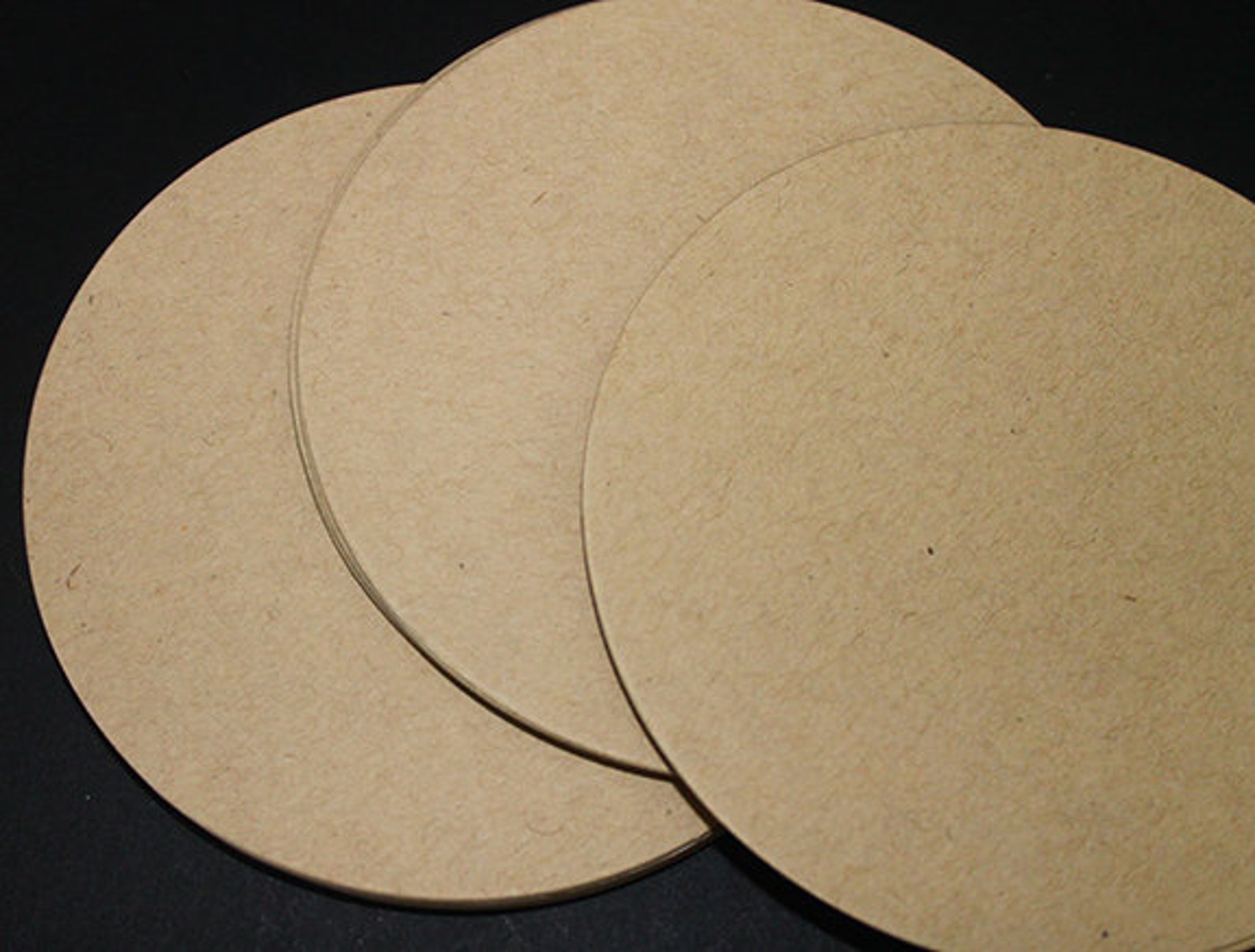 Large Brown Kraft Circles 25/pk 6.5 inch kraft circles Etsy