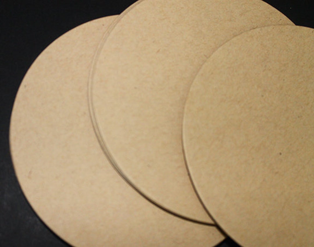 Kraft Card Stock 35/pk 3 Inch Circles Recycled Circles Large Card Stock