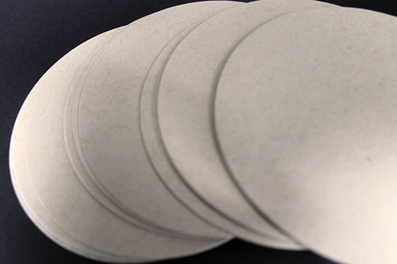 Recycled Cardstock 25/pk 8 Inch Kraft Circle Die Cut Circle Large