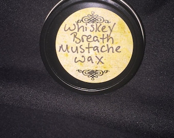 whiskey breath mustache wax