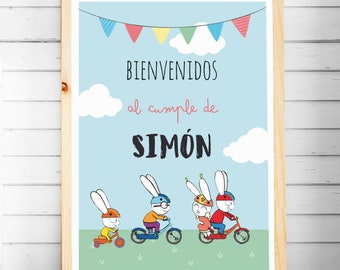 Printable School Labels Simon the Tukit Rabbit - Etsy