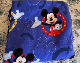 Nautical Mickey Fleece Blanket