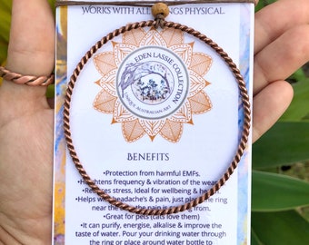 1/2 Sacred Cubit Tensor Ring Pendant  (14 gauge) Vibrates at 144MHZ~ Works on all things physical.