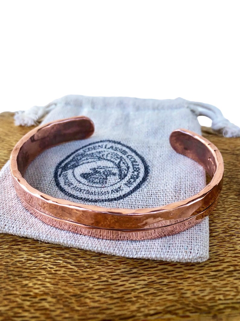 Chunky Hammer Tone - Copper Cuff Bracelet Bild 4