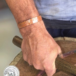 Chunky Hammer Tone - Copper Cuff Bracelet Bild 7