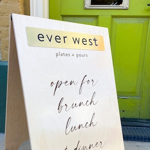 Custom A-Frame Sign, Sandwich Board Sign, Sidewalk Sign, Event Sign, Wedding, Business, Event Display